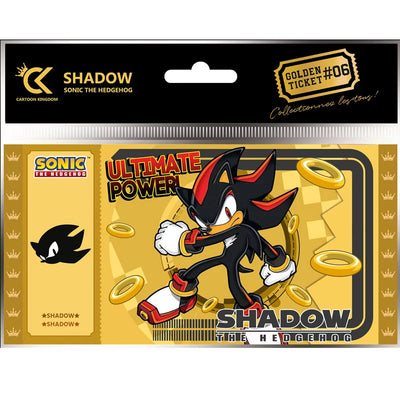 Golden Ticket Shadow #6 Sonic The Hedgehog Collection 1