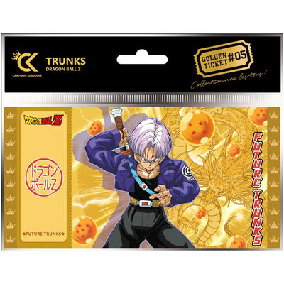 Trunks #5 Golden Ticket Dragon Ball Z Officiel