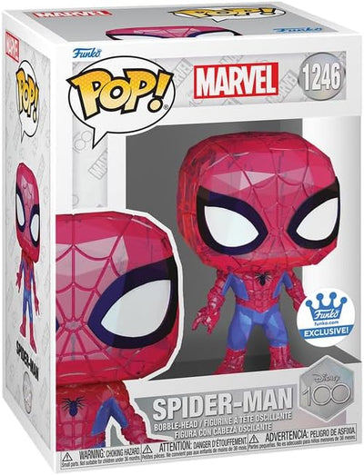 Funko Pop Spider-Man 1246 Exclusif Disney 100 Marvel