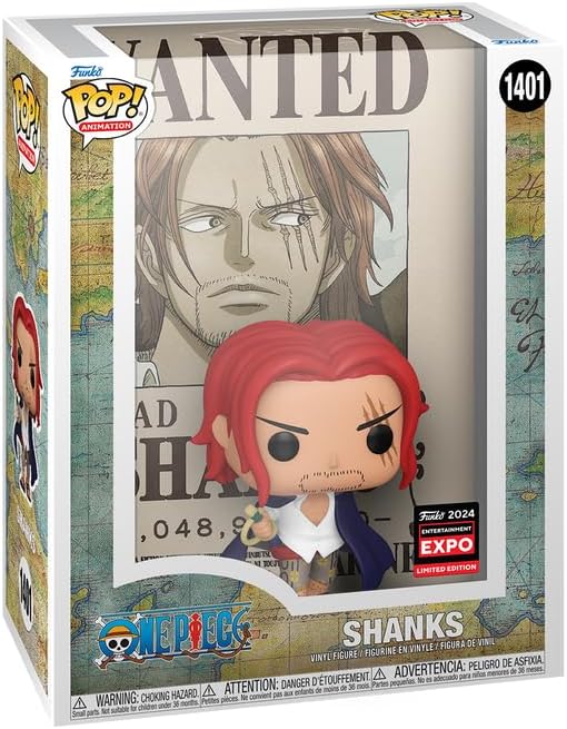 Funko Pop Shanks Wanted 1401 One Piece Exclusive 2024