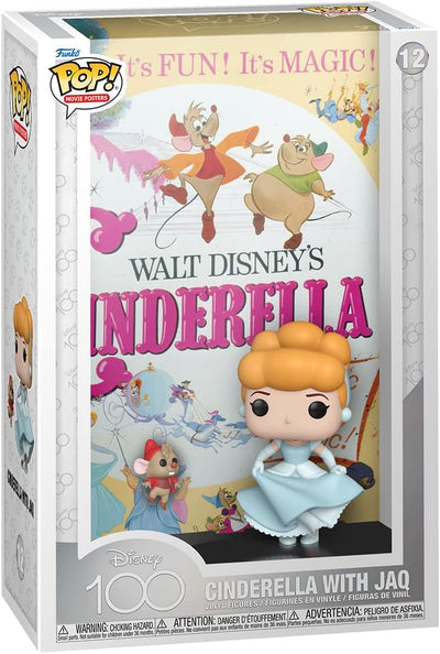 Funko Pop Cendrillon 12" Movie Poster Disney Jumbo
