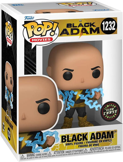 Funko Pop Chase Black Adam 1232 GITD Edition Limitée