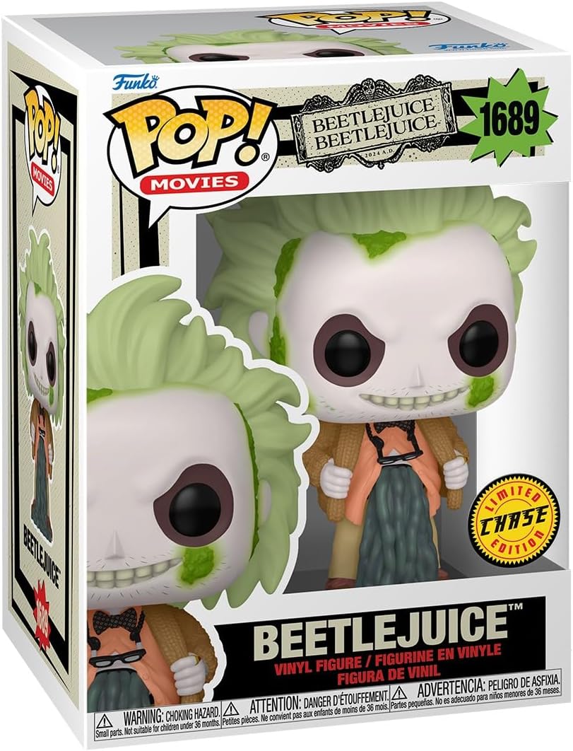 Funko Pop Chase Beetlejuice 1689 - Édition Limitée Exclusive