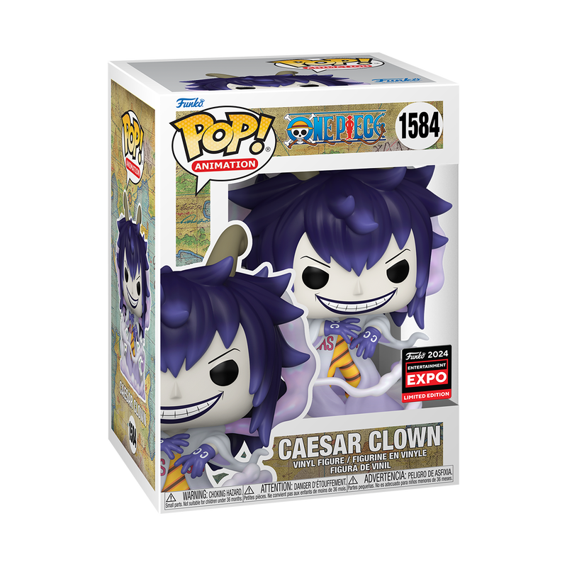 Funko Pop! Caesar Clown 1584 One Piece C2E2 2024