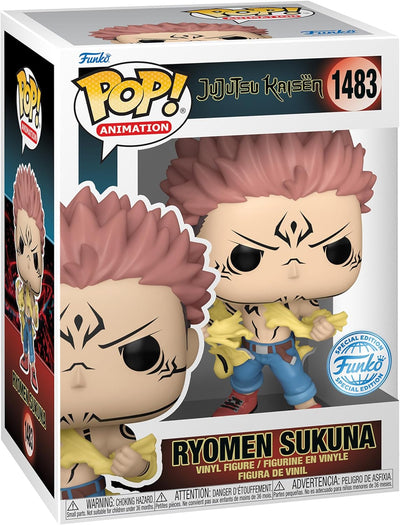 Funko Pop Ryomen Sukuna 1483 Jujutsu Kaisen Special Edition