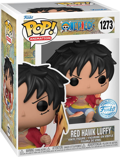 Funko Pop Luffy Red Hawk 1273 One Piece Gear Second