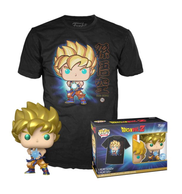 Funko Pop & Tee! Son Goku Metallic Limited Edition 948 Dragon Ball Z