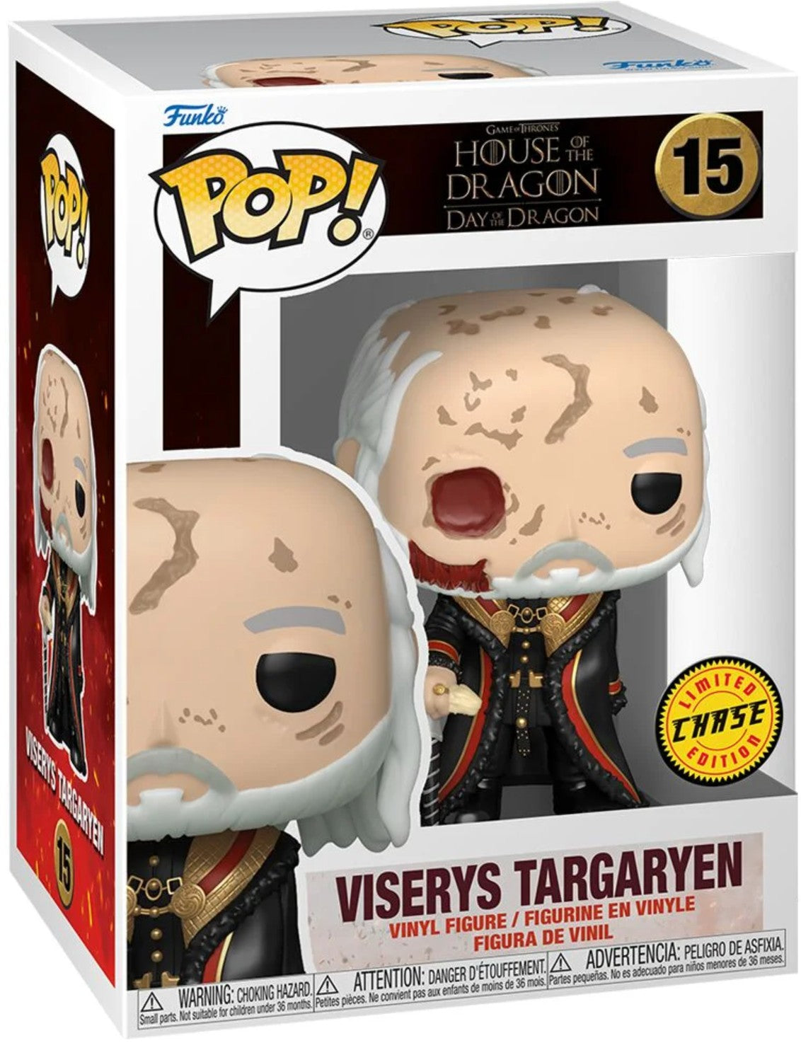 Funko Pop Viserys Targaryen 15 Chase House of the Dragon