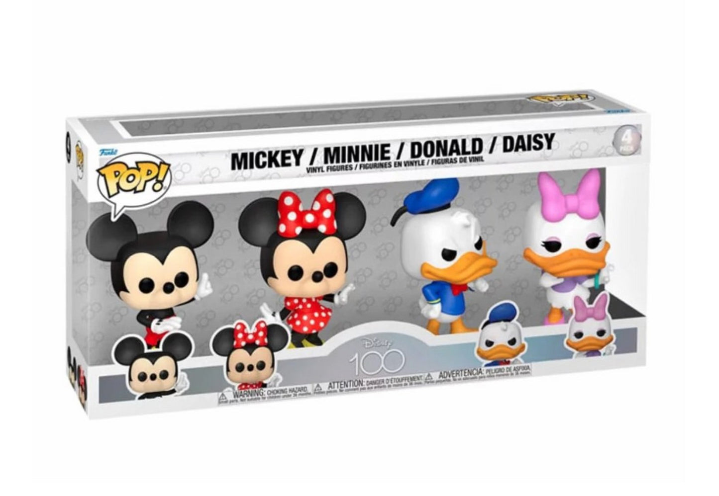 Funko Pop Pack 4 Figurines Mickey & Amis Disney