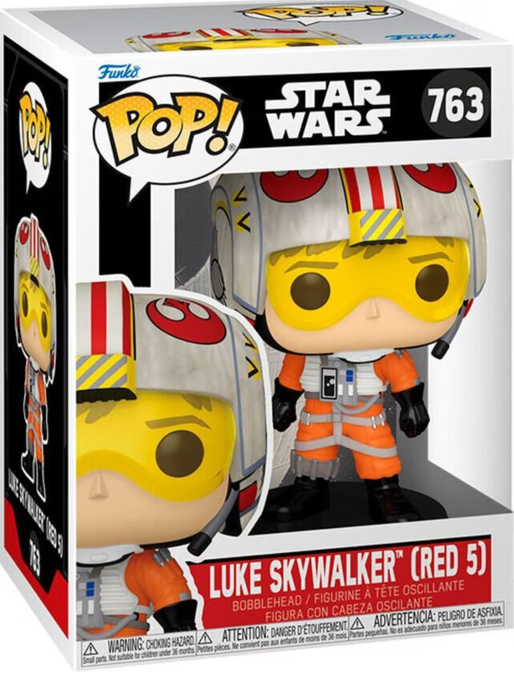 Funko Pop Luke Skywalker Red Five 763 Star Wars Pilote