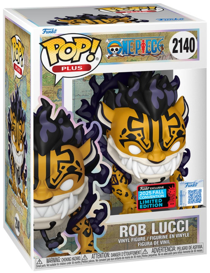 Funko Pop Rob Lucci 2140 One Piece Fall Convention 2025