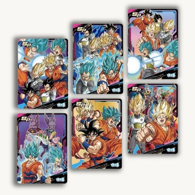 Vue de profil du display Kakafan Dragon Ball NFC Card S2 disponible chez Bnexo