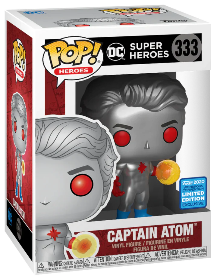 Funko Pop Captain Atom 333 DC Comics Wondrous Convention