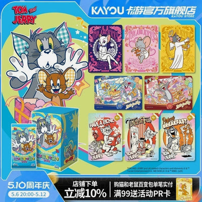 Booster box Tom et Jerry Kayou 2025 trading cards officiel vue principale - Bnexo