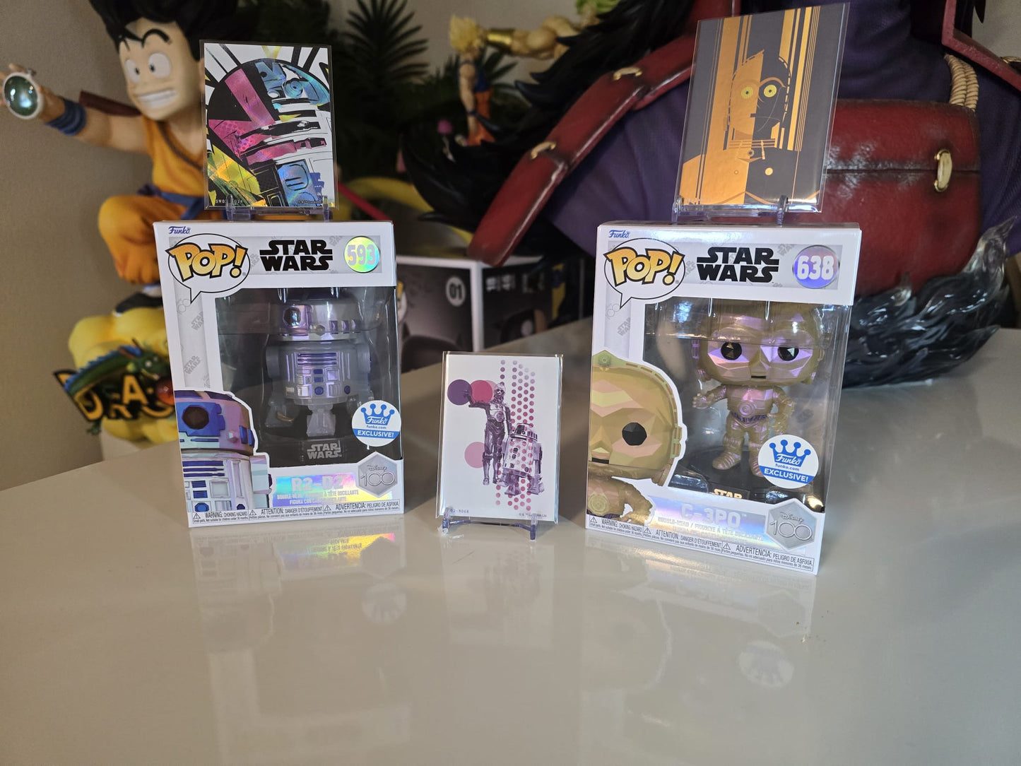Funko Pop R2-D2 593 & C-3PO 638 Star Wars Bundle