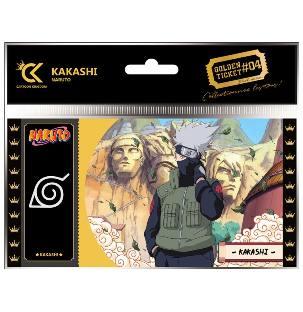 Kakashi Black Ticket #4 Naruto Shippuden Limitierte Auflage Nummeriert