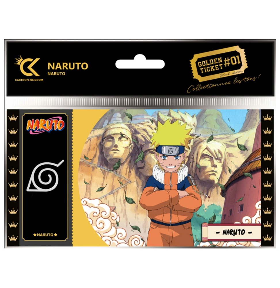 Naruto Black Ticket #1 Naruto Shippuden Limited Edition Nummeriert