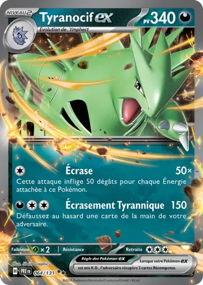 Pre - 064/131 - Tyranitar ex