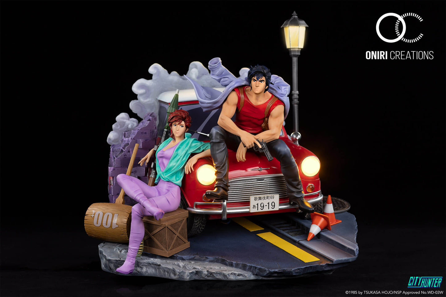Statue City Hunter 35th Anniversary Ryo Saeba & Kaori 1/6