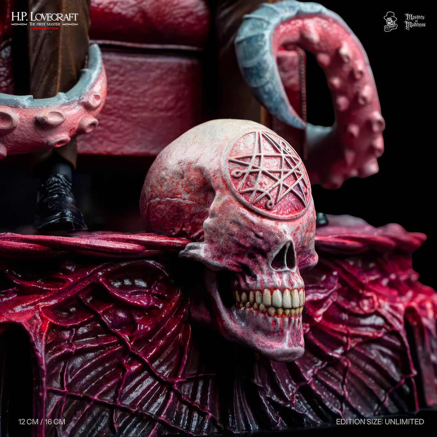 Statue H.P. Lovecraft Forbidden Edition 1/10 Polystone 42cm