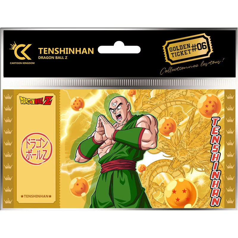 Tenshinhan #6 Golden Ticket Dragon Ball Z officiel