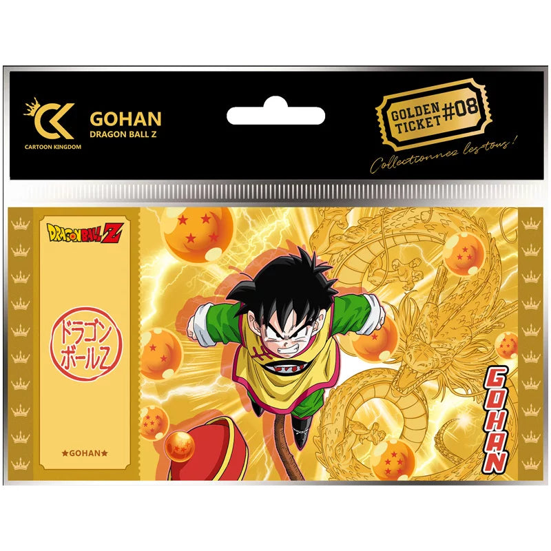 Gohan Ticket Doré #8 – Golden Ticket Dragon Ball Z HD
