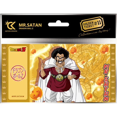 Golden Ticket Mr. Satan #11 Dragon Ball Z Édition Limitée