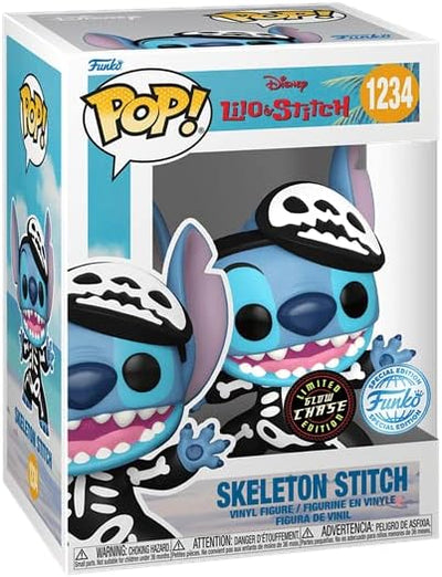 Funko Pop Chase Skeleton Stitch 1234 Lilo & Stitch Glow