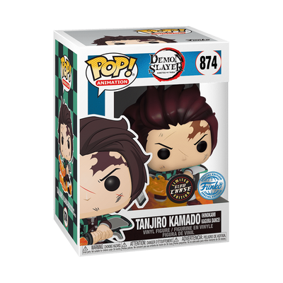 Funko Pop Chase Tanjiro Kamado Hinokami Kagura 874 GITD