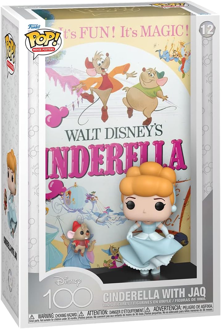 Funko Pop Cendrillon 12" Movie Poster Disney Jumbo