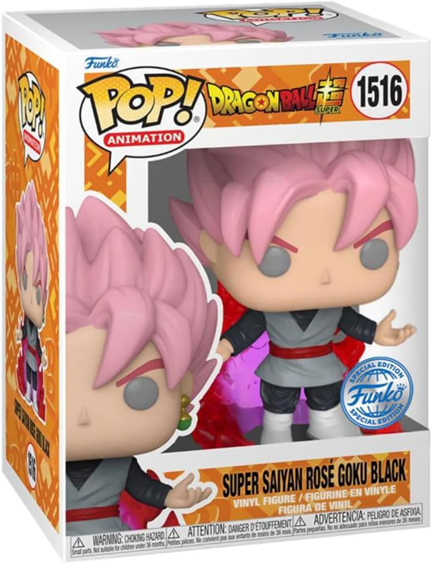 Funko Pop Dragon Ball Super Goku Black Rosé GITD #1516