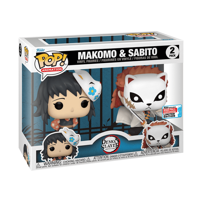 Funko Pop Makomo & Sabito 2-Pack Demon Slayer Exclusive