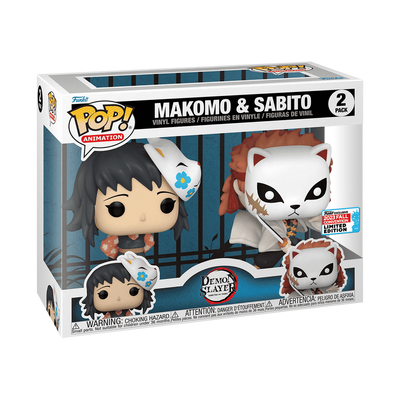 Funko Pop Makomo & Sabito 2-Pack Demon Slayer Exclusive