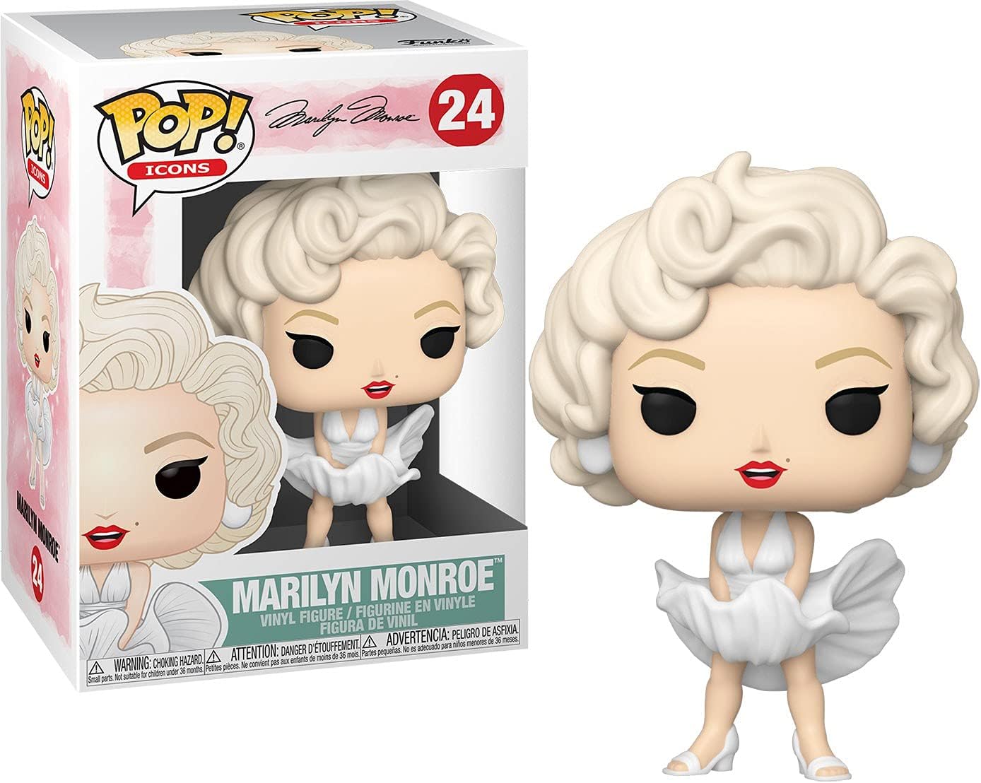 Funko Pop! Marilyn Monroe 24 – Figurine Icons Exclusive