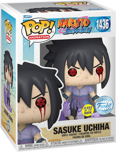 Funko Pop Sasuke Uchiha 1436 GITD Special Edition Naruto