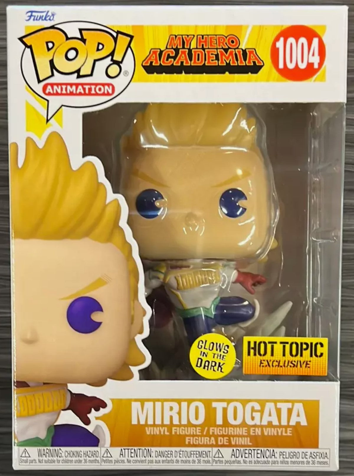 Funko Pop! Mirio Togata 1004 GITD Hot Topic Exclusive