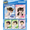Cartes à collectionner Détective Conan Kayou série QR représentant plusieurs personnages en tenue de soirée