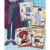 Cartes SP Link Click au style carnet manuscrit avec portraits de personnages en chemise bleue