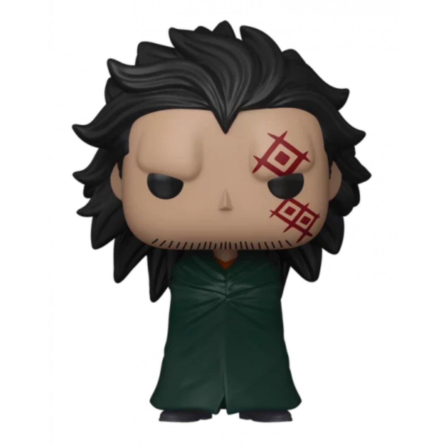 Figurine Funko Pop Monkey D. Dragon seule, cheveux noirs et robe verte, One Piece #2206
