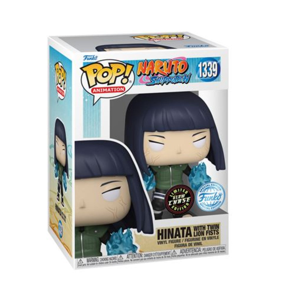 Funko Pop Hinata Twin Lion Fists 1339 Naruto Shippuden Chase