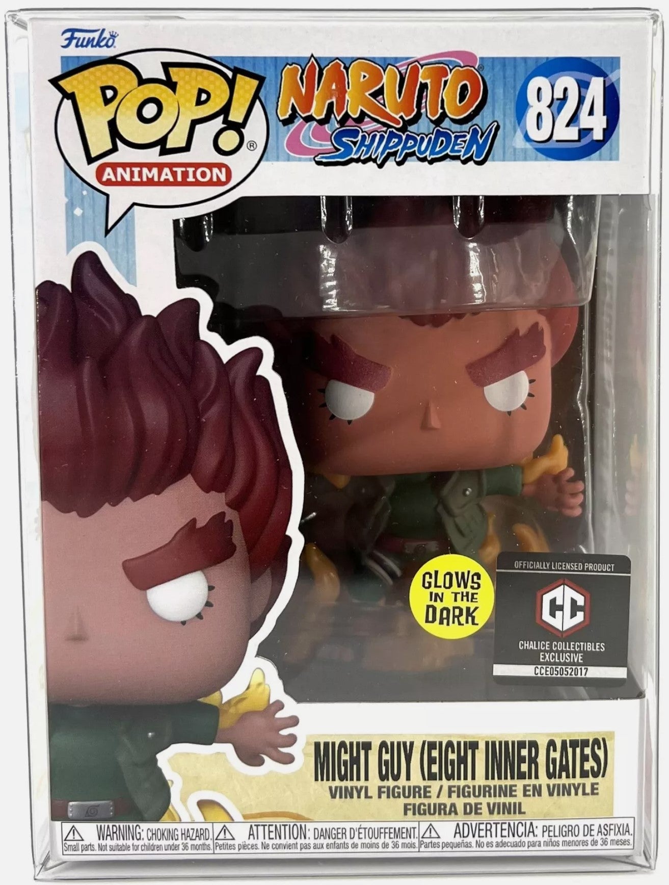 Funko Pop Might Guy 824 Huitième Porte Naruto Shippuden