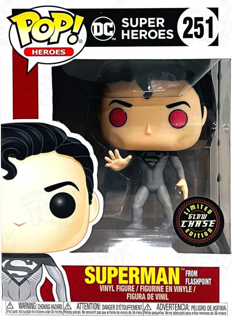 Funko Pop Chase Superman 251 DC Super Heroes GITD