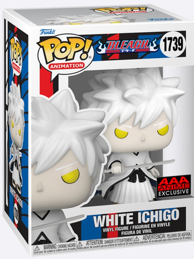 Funko Pop! White Ichigo 1739 Bleach - Édition AAA Collector