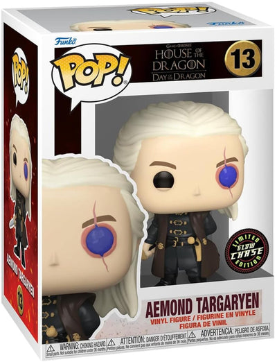 Funko Pop Aemond Targaryen 13 Chase GITD House of the Dragon