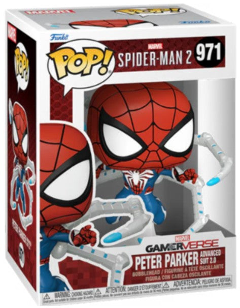 Funko Pop Spider-Man Peter Parker Advanced Suit 2.0 #971