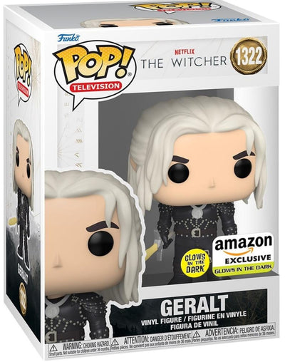 Funko Pop Geralt 1322 The Witcher Amazon Exclusive GITD