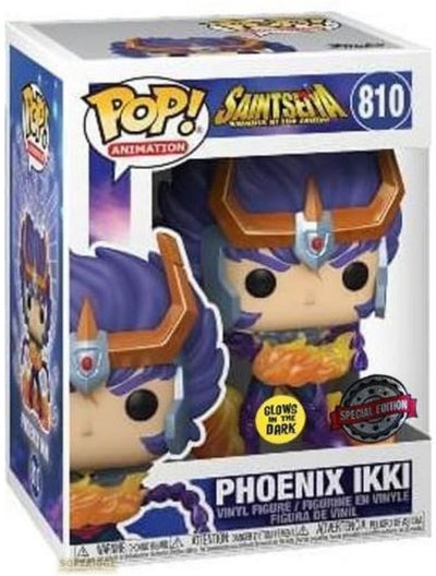 Funko Pop Phoenix Ikki 810 Saint Seiya Glow in the Dark