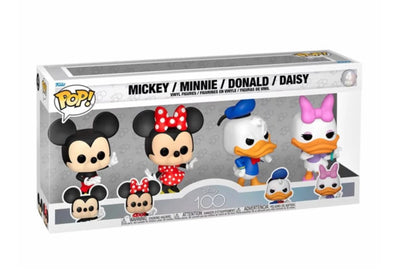 Funko Pop Pack 4 Figurines Mickey & Amis Disney
