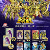 Vue rapprochée du Display Saint Seiya Série 1 Kayou avec 18 boosters packaging original Bnexo