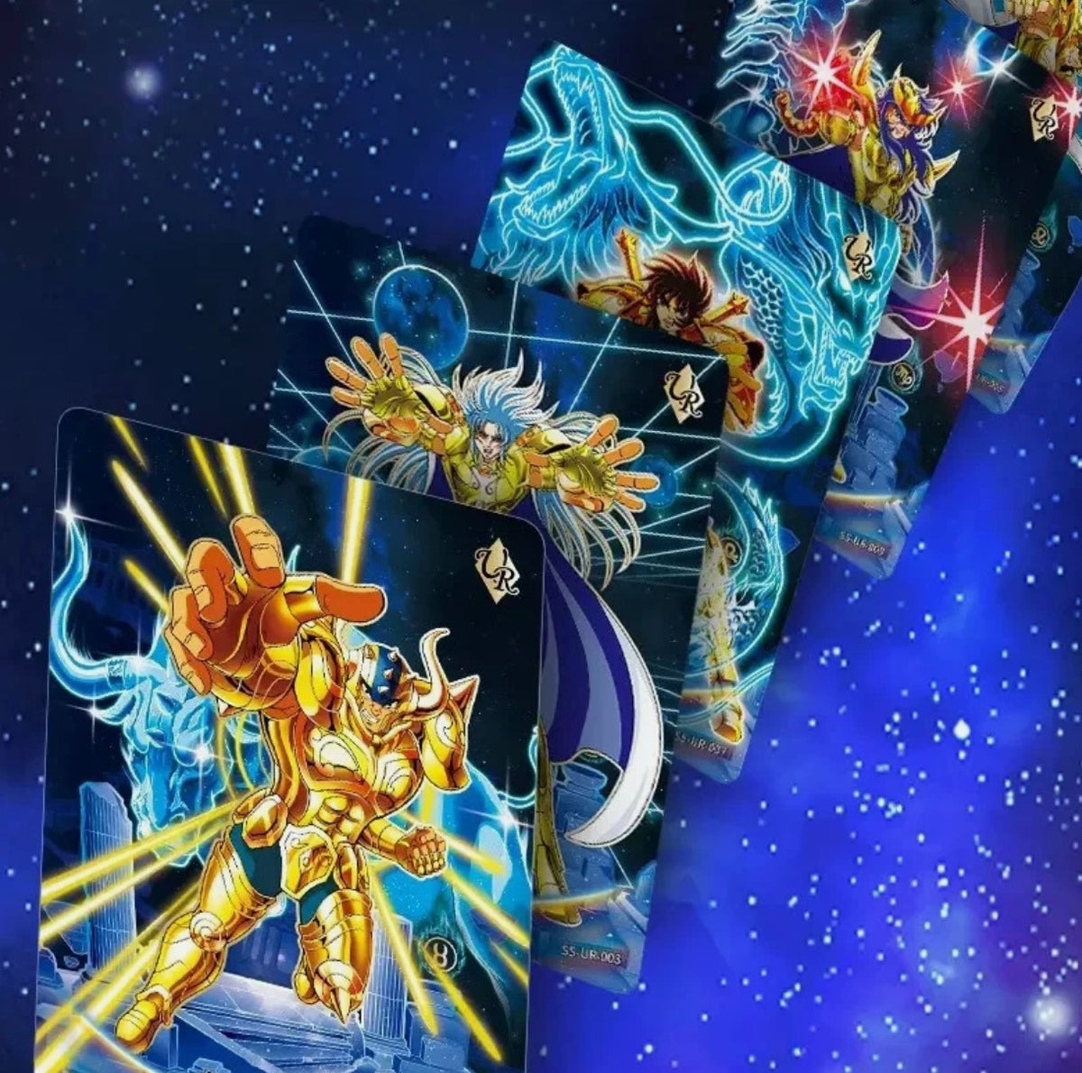 Boîte display Saint Seiya Kayou série 1 vue de trois-quarts avec 18 boosters Bnexo